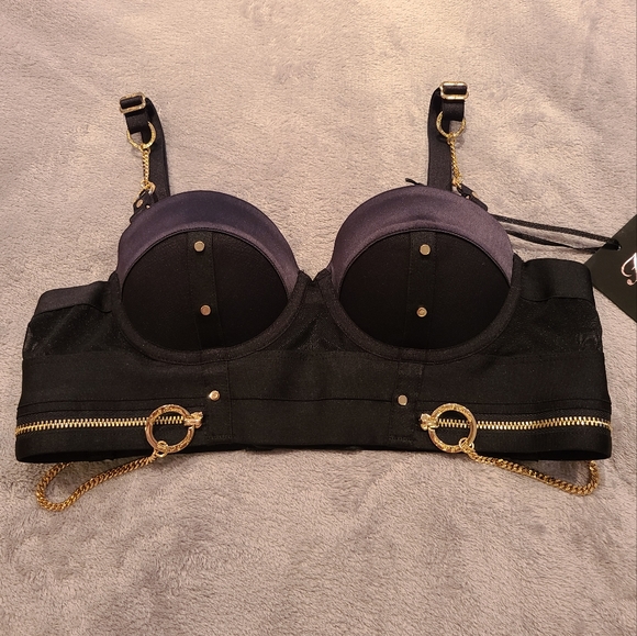 INTEREST CHECK♡♡ RARE "HB" ☆Zeppelin☆ Convertible Multi-Way Bra♡ BNWT. 34A. - Picture 4 of 15
